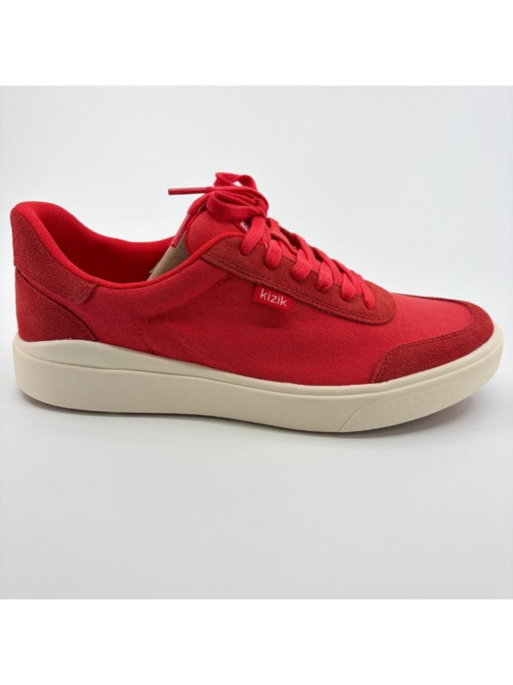 Kizik Prague 2 Womens Size 9.5D Red Athletic Running Hands Free Shoes Sneakers